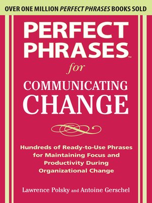 cover image of Perfect Phrases for Communicating Change